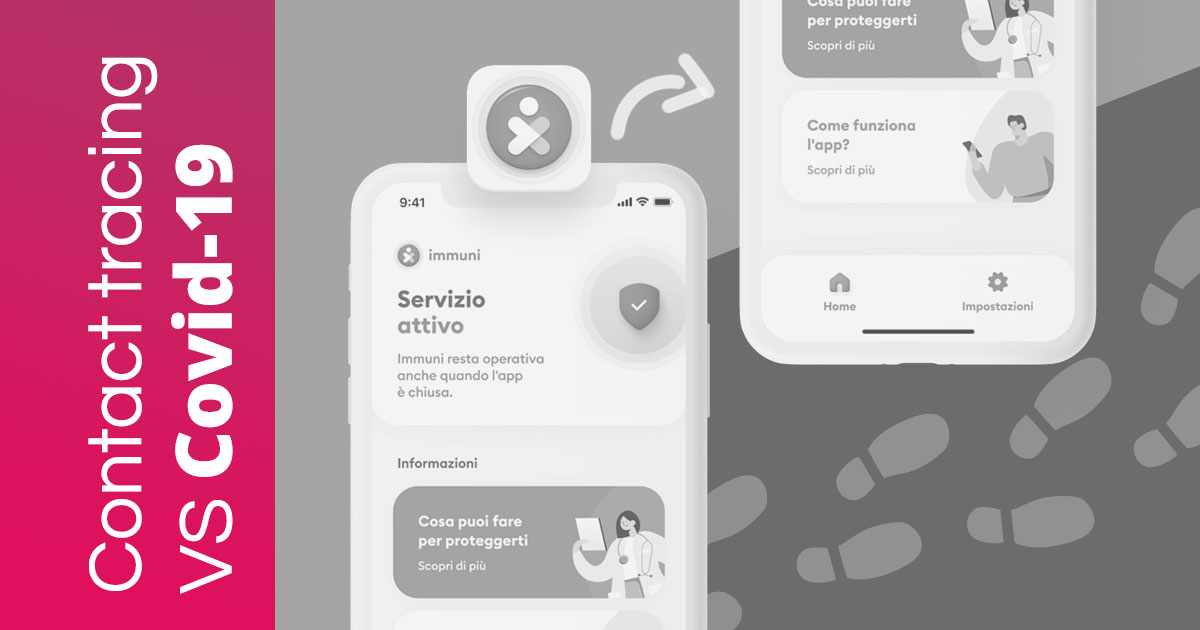 Contact tracing VS Covid-19, app immuni